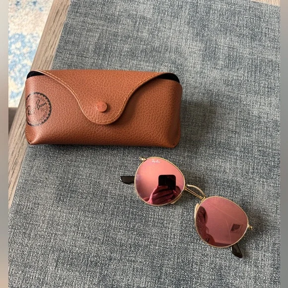 Ray-Ban | Accessories | Round Metal Rayban Sunglasses With  display picture 2